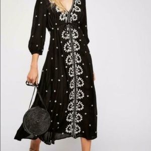 Free People Embroidered Fable Dress